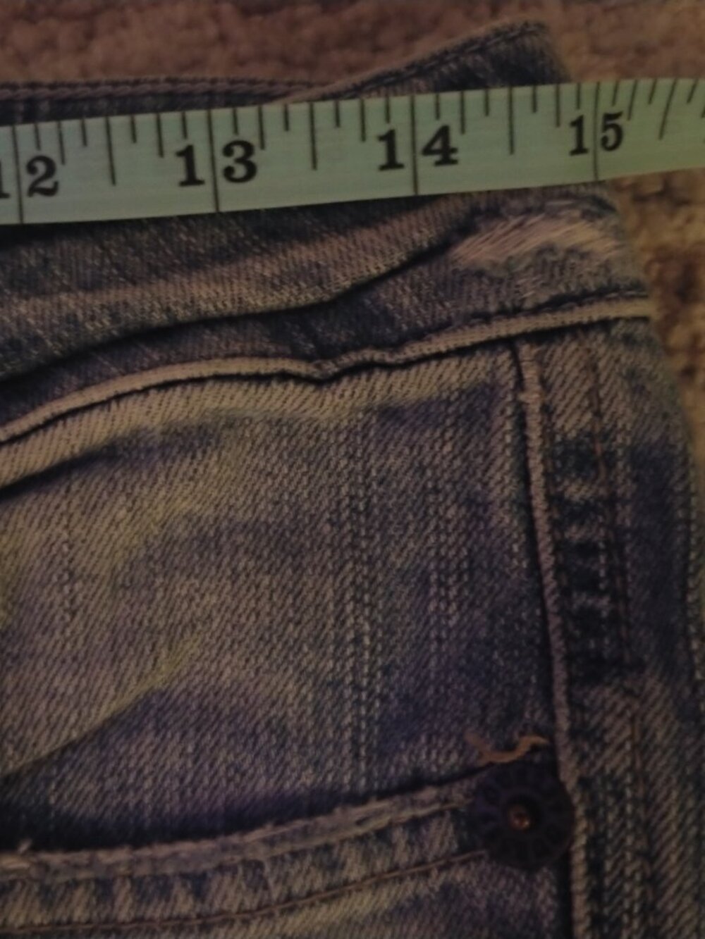 VINTAGE Y2K Guess jeans low-rise flared size 27 - Picture 15 of 16